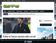 Tablet Screenshot of calciopolis.it